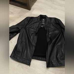 Rock & Republic Leather Moto Jacket